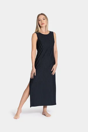 Impetus Camicia Da Notte Lunga In Lyocell Donna Taglie S