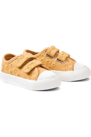 La Redoute Sneakers In Tela Patte A Strappo In Pizzo Sangallo Bambina Taglie 19