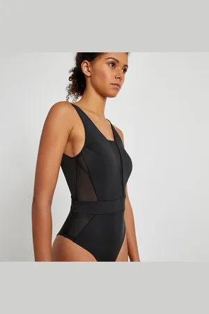 ANNE WEYBURN Costume Intero, Inserti In Tulle Donna Taglie 48 (IT) - 44 (FR)