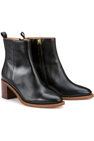 La Redoute Stivaletti Con Tacco In Pelle Liscia, Signature Faustine Donna Taglie 36