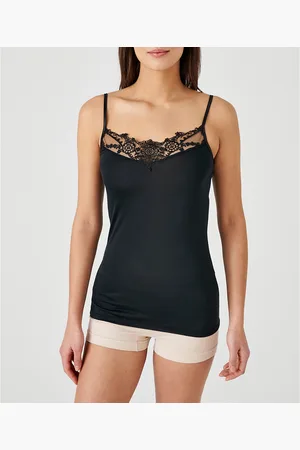 Damart Canotta In Guipure Di Seta Thermolactyl Grado 1 Donna Taglie XS