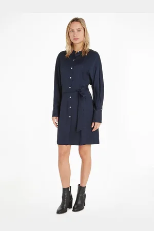 Tommy Hilfiger Abito Chemisier Corto, Maniche Lunghe Donna Taglie 40 (IT) - 36 (FR)