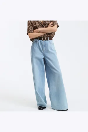 La Redoute Jeans Extra Larghi, Vita Alta Donna Taglie 38 (IT) - 34 (FR)