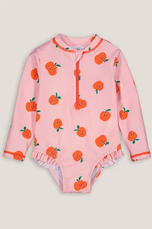 La Redoute Costume Da Bagno Intero Stampa Mele Bambina Taglie 12 mesi - 74 cm