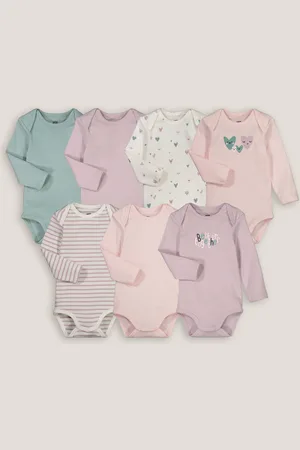 La Redoute Confezione Da 7 Body A Maniche Lunghe Taglie 9 mesi - 71 cm