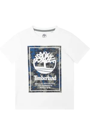 Timberland T-shirt Maniche Corte Cotone Bio Bambino Taglie 8 anni - 126 cm