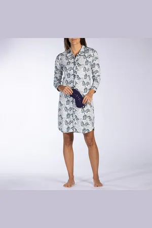 Melissa Brown Camicia Da Notte Maniche Lunghe Inha Donna Taglie XXL