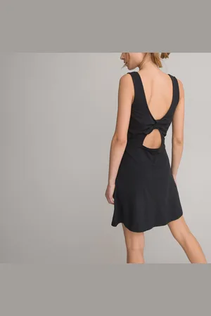 La Redoute Abito Senza Maniche, Fiocco Dietro Bambina Taglie XXS