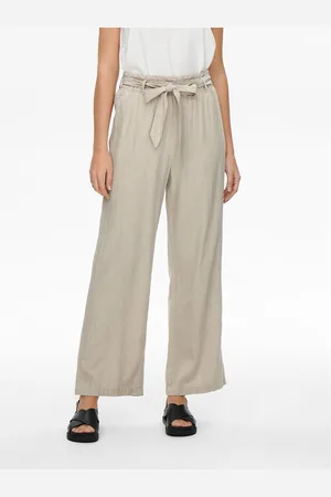 JDY Pantaloni Larghi, Vita Alta Donna Taglie 38 (IT) - 34 (FR)