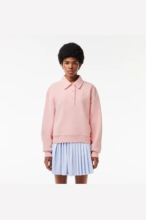 Lacoste Felpa Collo Polo Logo Ricamato Donna Taglie 44 (IT) - 40 (FR)