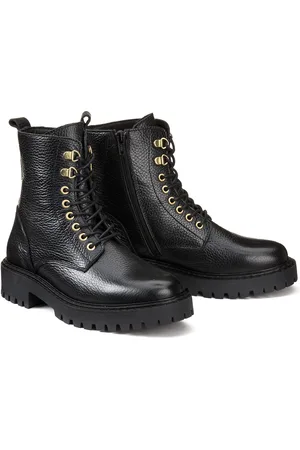 La Redoute Stivaletti Con Lacci In Pelle, Suola Dentellata Donna Taglie 36