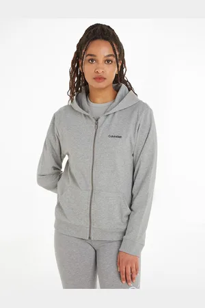 Calvin Klein Felpa Con Cappuccio Modern Cotton Donna Taglie XS