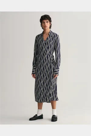 GANT Abito Portafoglio Fantasia Grafica Donna Taglie 44 (IT) - 40 (FR)