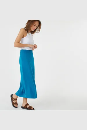 La Redoute Gonna Svasata Lunga In Satin Opaco, Signature Marion Donna Taglie 38 (IT) - 34 (FR)