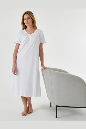 ANNE WEYBURN Camicia Da Notte, Dettagli In Pizzo Sangallo Donna Taglie 38/40 (IT) - 34/36 (FR)