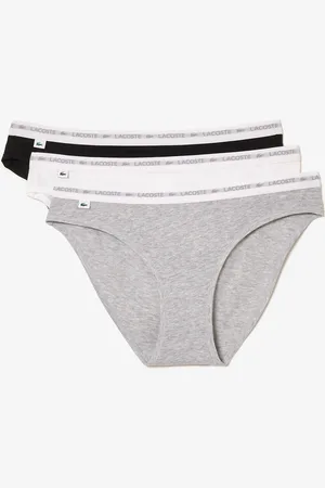 Lacoste Confezione Da 3 Culotte In Cotone Donna Taglie XS