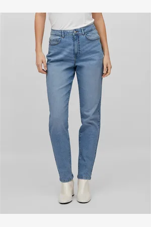 VILA Jeans Mom, Vita Alta Donna Taglie 40 L32 (IT) - 36 (FR)