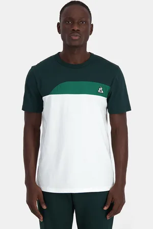 Le Coq Sportif T-shirt Maniche Corte Colorblock Uomo Taglie S