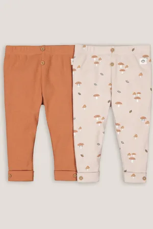 La Redoute Confezione Da 2 Leggings A Coste Taglie 3 mesi - 60 cm