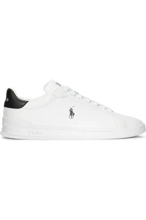 Ralph Lauren Baskets In Pelle Heritage Court 2 Uomo Taglie 40