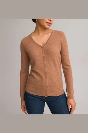 ANNE WEYBURN Cardigan, Maglia Fine, Puro Cashmere Donna Taglie 46/48 (IT) - 42/44 (FR)