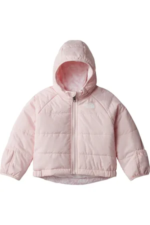 The North Face Piumino Bébé Reversibile, Con Cappuccio Bambina Taglie 6 mesi - 67 cm
