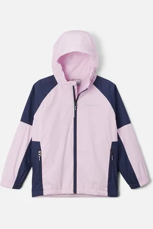 Columbia Giacca Impermeabile Con Cappuccio Bambina Taglie 8/9 anni - 126/132 cm