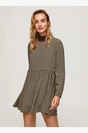 Pepe Jeans Abito Corto Fantasia Donna Taglie XL