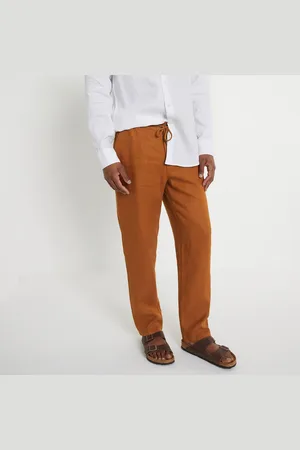 La Redoute Pantaloni Dritti In Lino Uomo Taglie 40 (IT) - 36 (FR)