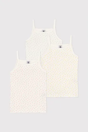 Petit Bateau Confezione Da 3 T-shirt Intime Bambina Taglie 3 anni - 94 cm