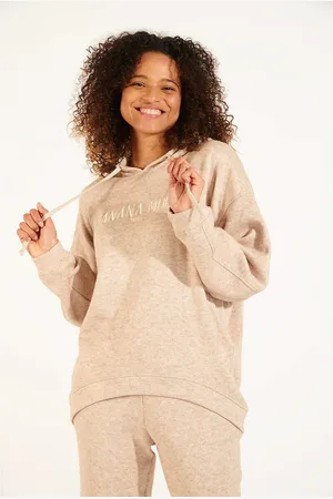 Banana Moon Felpa Oversize Homewear Bradley Creamy Donna Taglie L