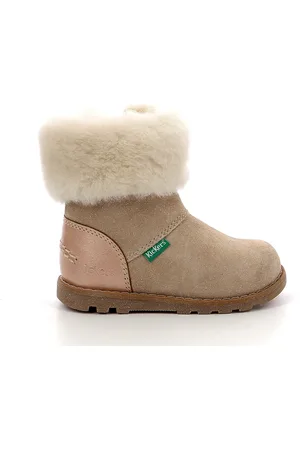 Kickers Stivaletti Imbottiti In Pelle Nonofur Bambina Taglie 19