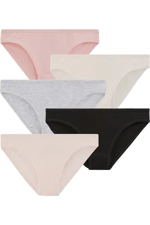 Petit Bateau Confezione Da 5 Culotte In Cotone Donna Taglie XXS