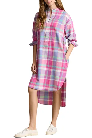 Ralph Lauren Abito Chemisier Media Lunghezza A Quadri Donna Taglie 40 (IT) - 36 (FR)