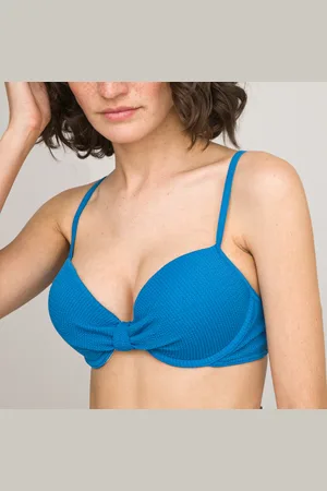 La Redoute Reggiseno Per Bikini Push-up, In Seersucker Donna Taglie 2 A