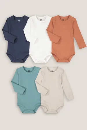 La Redoute Confezione Da 5 Body A Maniche Lunghe Taglie 1 mese - 54 cm