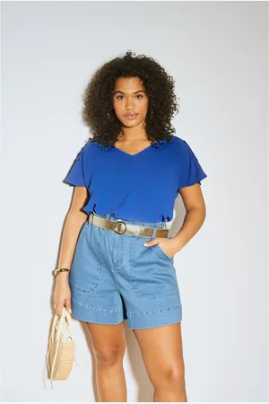 Almé T-shirt Brody, Scollo A V Donna Taglie 48/50 (IT) - 44/46 (FR)