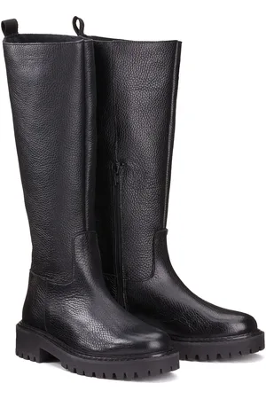 La Redoute Stivali In Pelle Con Suola Dentellata Donna Taglie 36