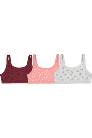 La Redoute Confezione Da 3 Brassières Stampati In Cotone Bambina Taglie 14 anni - 156 cm