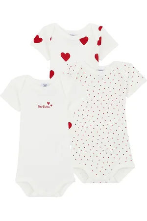 Petit Bateau Confezione Da 3 Body Maniche Corte Taglie 3 mesi - 60 cm