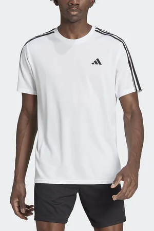 adidas T-shirt Tinta Unita Piccolo Logo Uomo Taglie XL