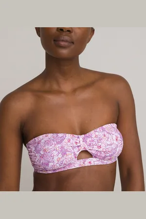 La Redoute Reggiseno Per Bikini A Fascia Fantasia Fiori Donna Taglie 38 (IT) - 34 (FR)