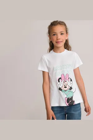 Minnie T-shirt Girocollo, Stampa Bambina Taglie 8 anni - 126 cm