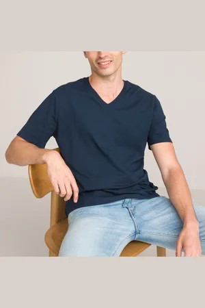 La Redoute T-shirt Scollo A V A Maniche Corte Uomo Taglie S