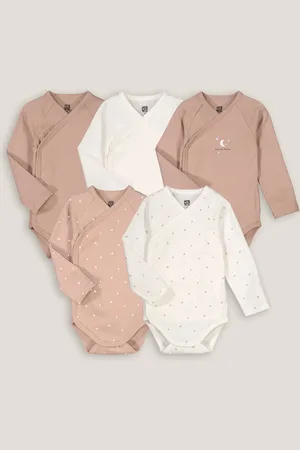 La Redoute Confezione Da 5 Body A Maniche Lunghe Taglie 1 mese - 54 cm
