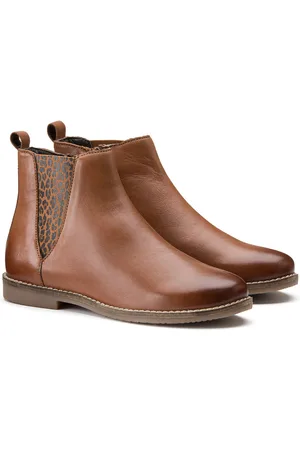 La Redoute Stivaletti Chelsea Pelle Elastico Con Stampa Leopardata Bambina Taglie 26