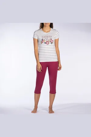 Melissa Brown Pigiama Capri In Jersey Boum Donna Taglie S