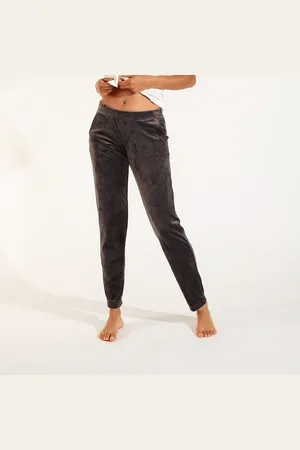 Banana Moon Pantaloni In Velluto Homewear Keenan Sealake Donna Taglie XS