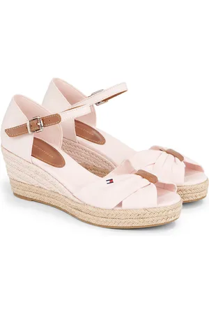 Tommy Hilfiger Sandali Open Toe Con Tacco A Zeppa Donna Taglie 39
