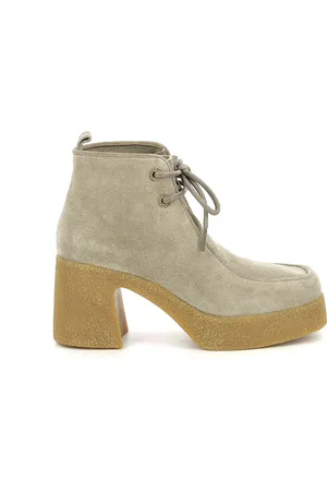 Kickers Stivaletti In Pelle Con Tacco Kick Claire Donna Taglie 38